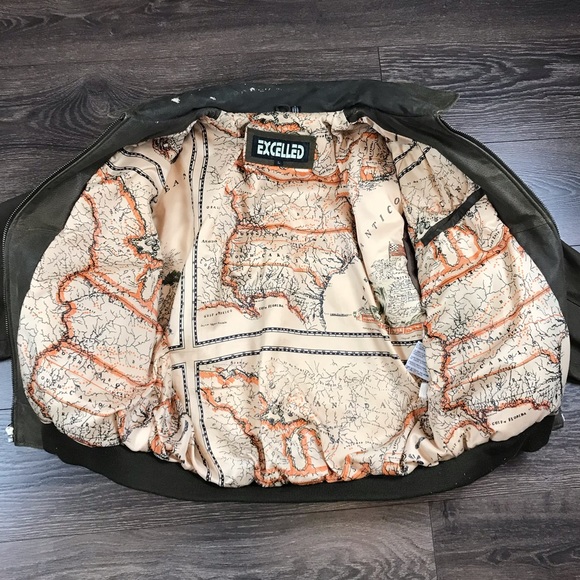 Excelled The Lost Squadron Men’s Vintage Leather Battle Coat Bomber War Jacket L - Picture 8 of 15